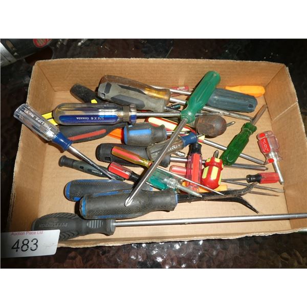 misc lot of screw drivers