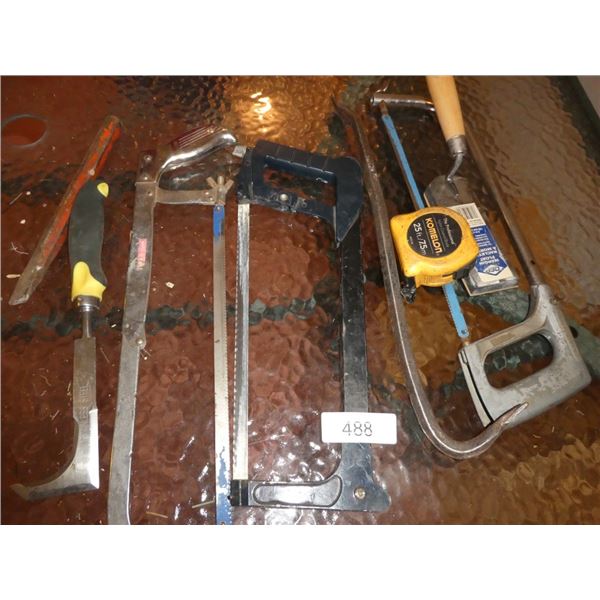 misc lot of hack saws