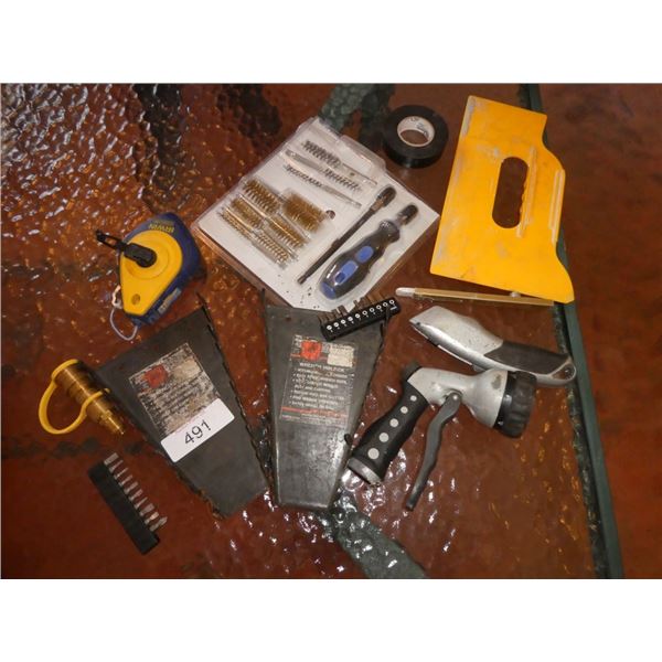 wrench holders,string line,wire brush cleaning