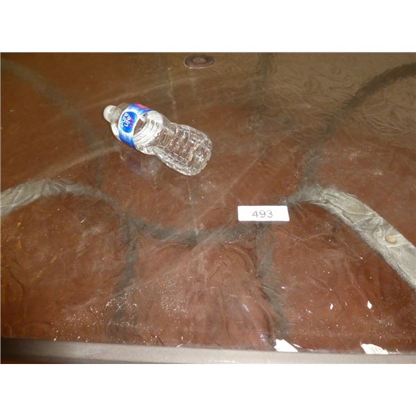 glass top patio table
