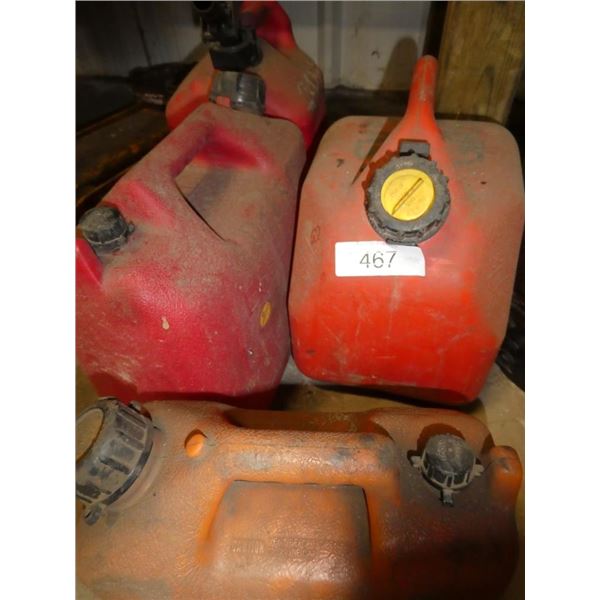 3 Gas Cans
