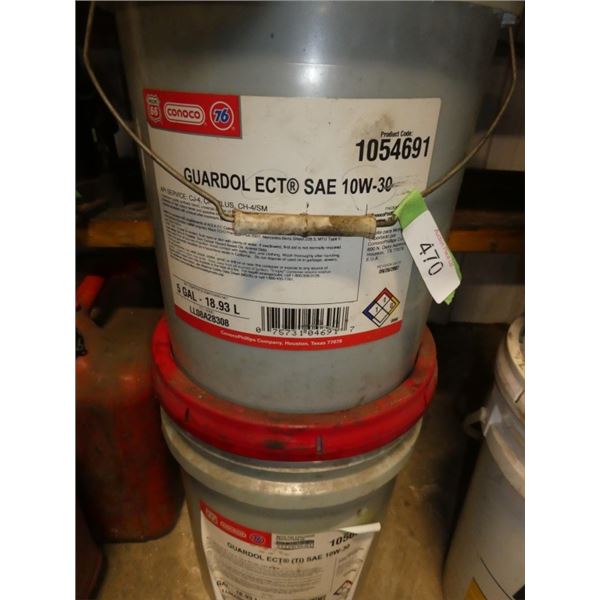 2 Guardol Ect 10 W-30 Oil Pails