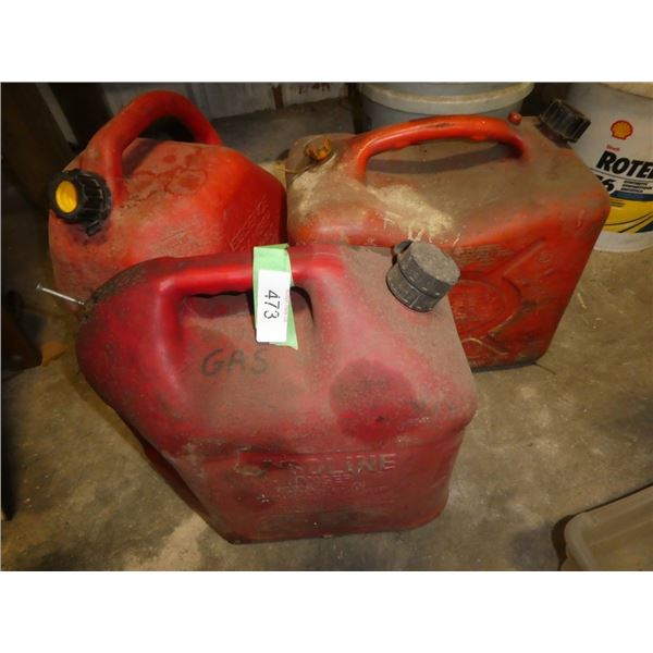 3 Gas Cans