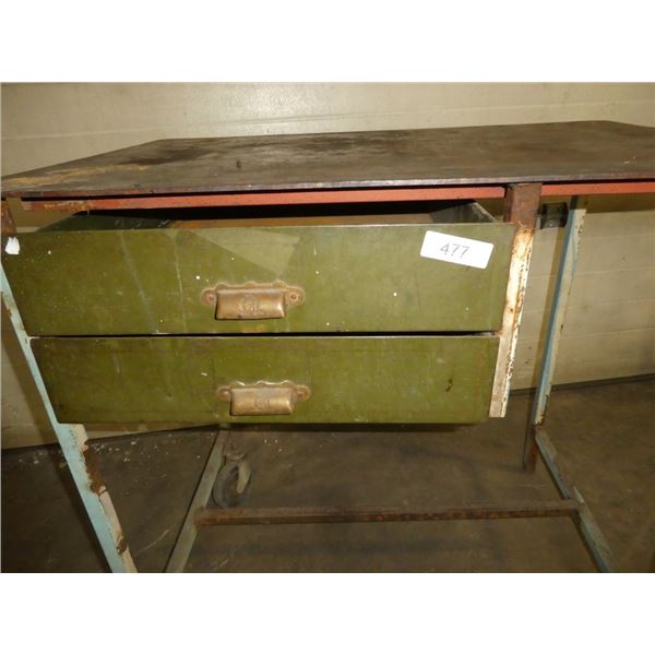 Metal Desk/ work bench
