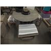Image 1 : Patio Table w/ Heater & 4 Chairs w/ 2 End Tables,