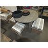 Image 3 : Patio Table w/ Heater & 4 Chairs w/ 2 End Tables,