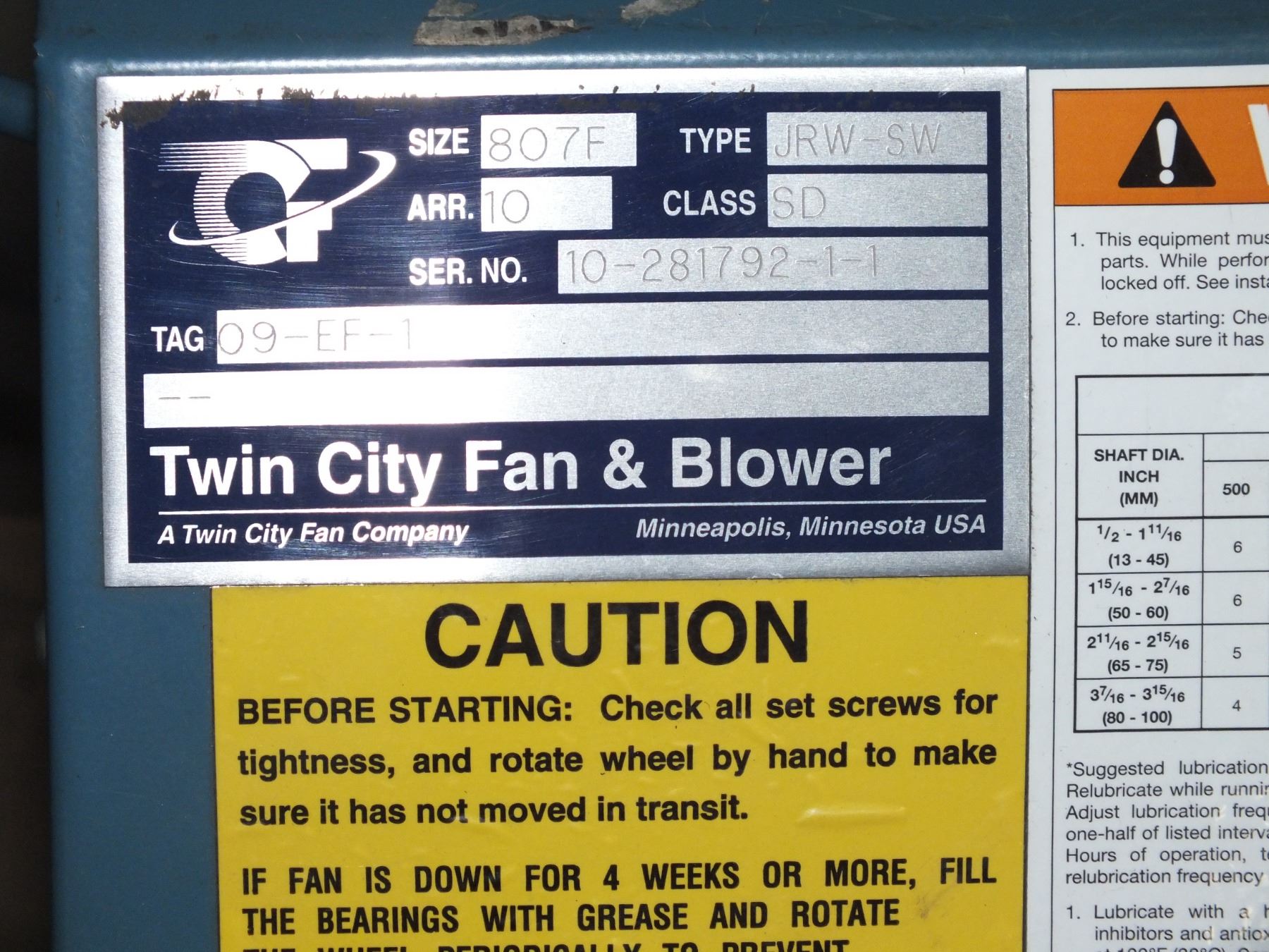 Twin City Fan / Blower