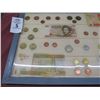 Image 3 : Asst. Framed Currency and Coins