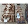 Image 2 : Carved Masks 5, Ornate Carved Wall Hangings