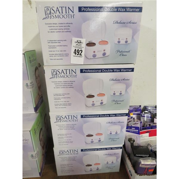 4-Satin Smooth Double Wax Warmer - 4 X $