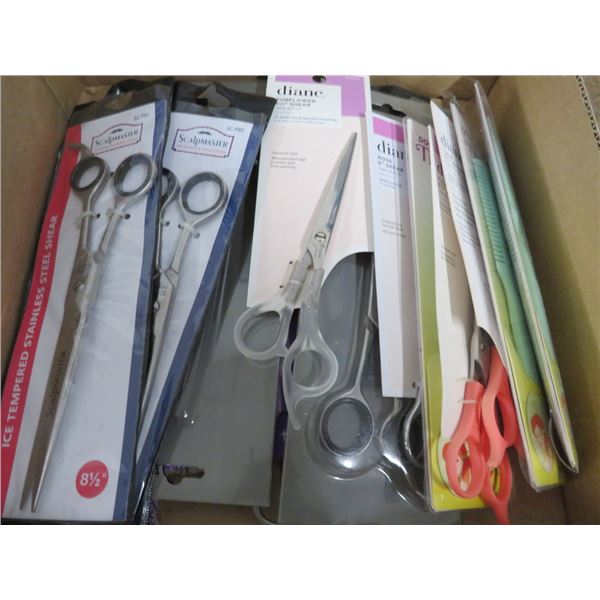 Professional Shears and Razor Combs