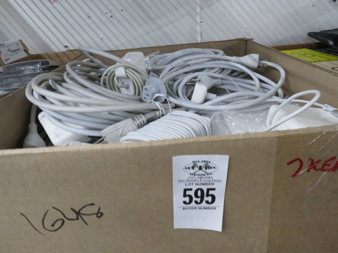 Box of Apple Computer Adapters