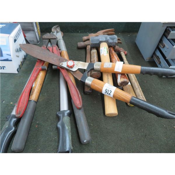 Bolt Cutters, Shears, Hammers