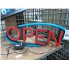 Image 1 : Lighted Open Sign - No Shipping