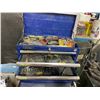 Image 2 : EVERCRAFT BLUE 9 DRAWER MOBILE INDUSTRIAL TOOL BOX WITH ASSORTED TOOL CONTENTS