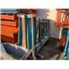 Image 2 : LOT OF BLUE 3 TIER INDUSTRIAL HEAVY DUTY STOCK RACKING