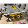 Image 1 : DEWALT DWE7485 8 1/4" PORTABLE ELECTRIC INDUSTRIAL TABLE SAW