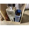 Image 1 : 2 ELECTRIC SHOP HEATERS & STACK OF BLUE PARTS BINS