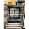 Image 2 : CAFE' WHITE CVE28DP4NBW2 4 DOOR BOTTOM FREEZER REFRIGERATOR WITH LIGHT UP WATER & ICE DISPENSER