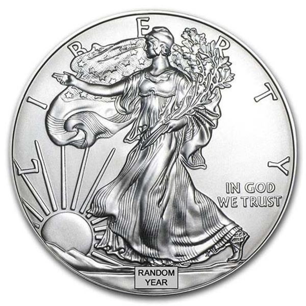 1 oz American Silver Eagle Coin BU .999 PURE SILVER