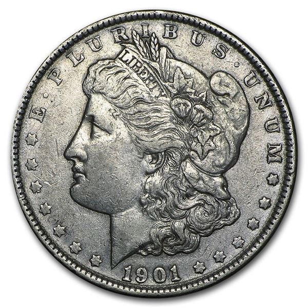 1901 Morgan Dollar AU RARE DATE!