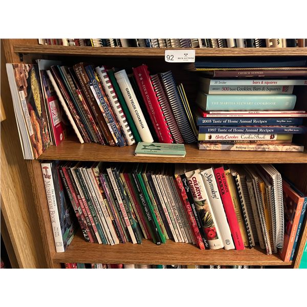 Assorted Cooking Books Stack 2