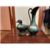 Image 1 : Ceramic Duck With Vase