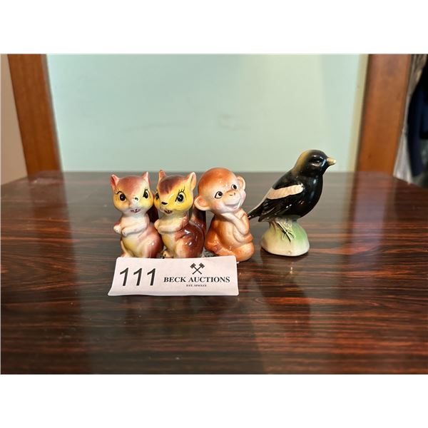Assorted Ceramic Animal Decor