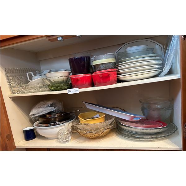 Entire Contents Of Shelves Including Dish Ware