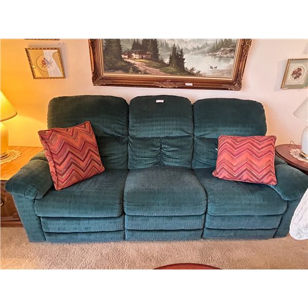 Big Comfy Blue Couch 38D 70L