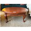Image 2 : Round Solid Wood Coffee Table 35D 19H