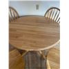 Image 2 : Solid Oak Table And 4 Chairs 40D 30H