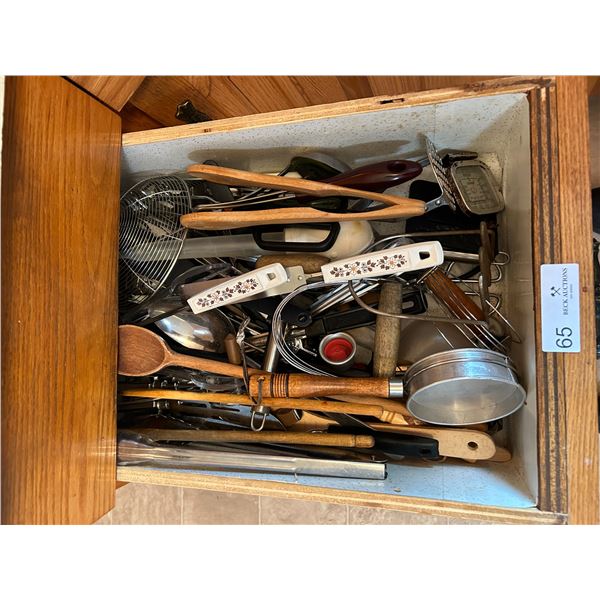 Drawer Full Of Kitchen Essentials