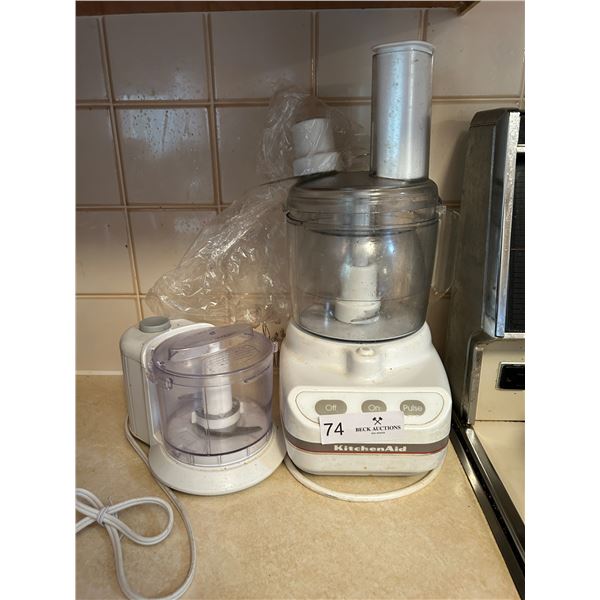 Kitchen Aid Food Processor Big 10H And Small One 4H