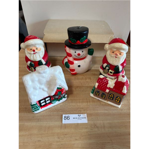 Collection Of Christmas Decorative Candles