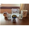 Image 1 : Assorted Glassware With ceramic vases