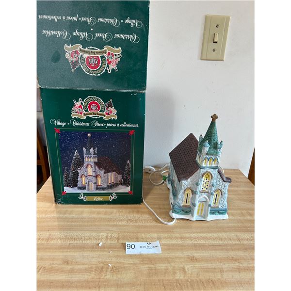 Christmas Street Church Decor