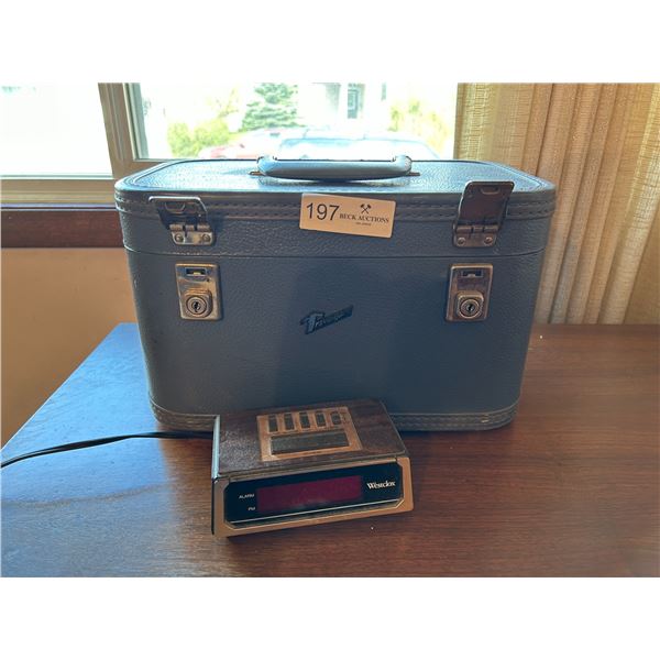 Steamer Carry On With Alarm Clock