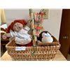 Image 1 : Cabbage Patch Doll And Monkey Stuffy With Basket