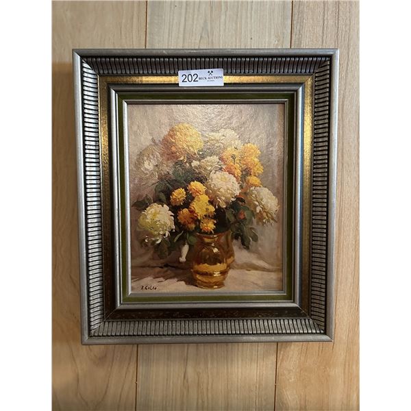 Flora Painting By R.Colao 15x17