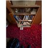 Image 2 : Wooden Shelf With Assort Sporting Books 37x48