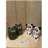 Image 1 : Owl And Panda Salt N Pepper Shakers 2W 3H