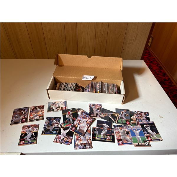 Box Of Assorted Baseball Trade Cards