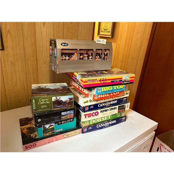 Assorted Jigsaw Boards