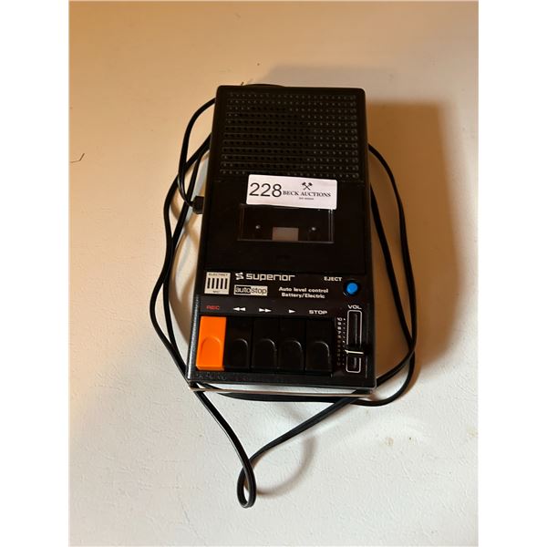 Electret Supernor recorder