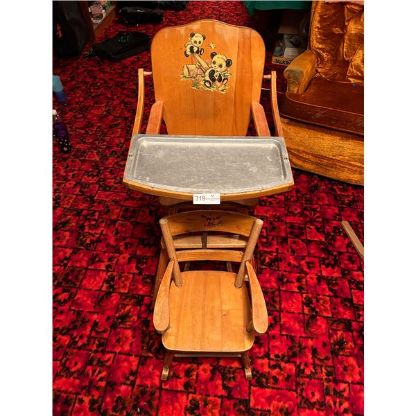 Hardwood Baby Stools