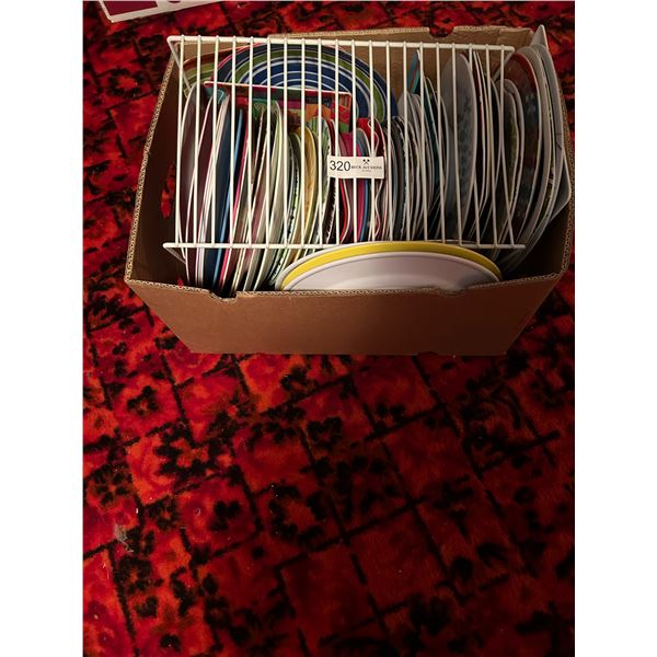 Assorted Sets Of Plastic Plates