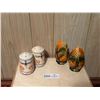 Image 1 : Fall Themed Salt N Pepper Shakers 2W 3.5H