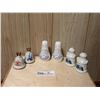 Image 2 : 3 Sets Of Miscellaneous Salt N Pepper Shakers 1.5W 2H