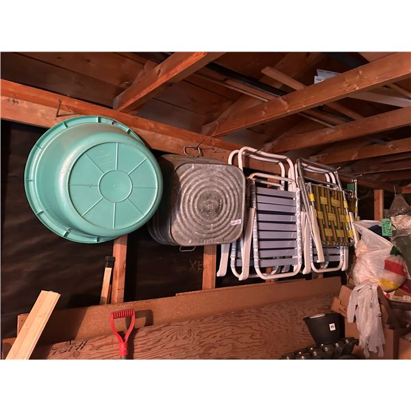 Assorted Garden Chairs With Tubs